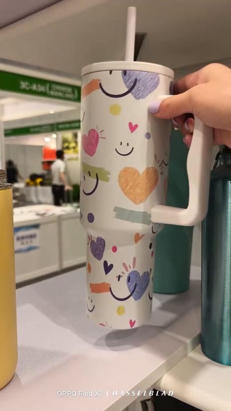 TI-1184 Stainless Steel Thermos live sample at Hong Kong MEGA SHOW Booth 3C-B37