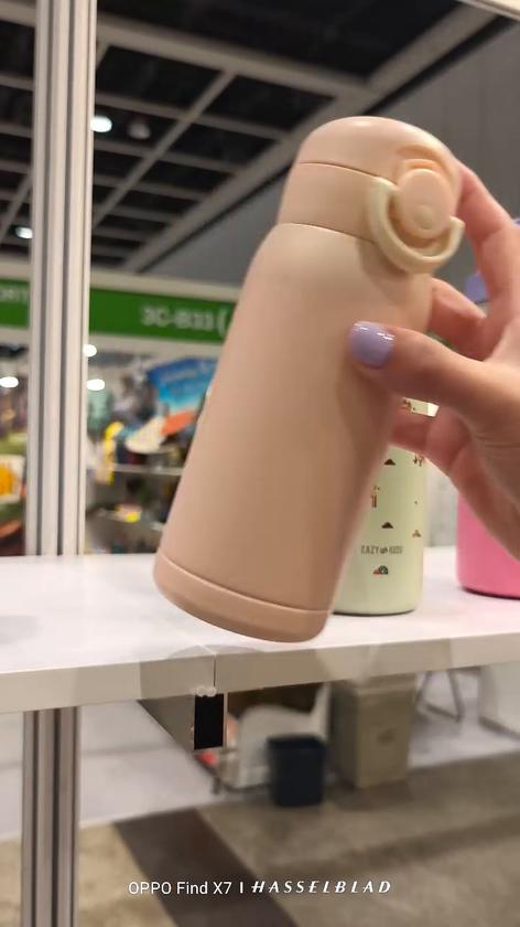 TI-1208 Vacuum Thermos Flask live sample at Hong Kong MEGA SHOW Booth 3C-B37