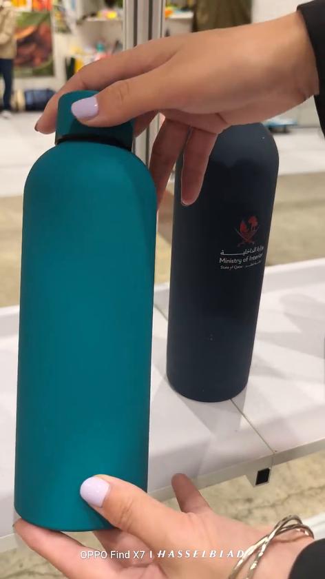 TI-1230C Sport Chug-Lid Vacuum Bottle live sample at Hong Kong MEGA SHOW Booth 3C-B37