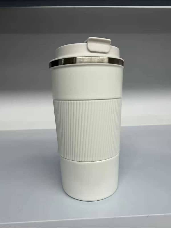 TH-1005 380/510ml Ceramic Thermos with Silicone Sleeve — view 2