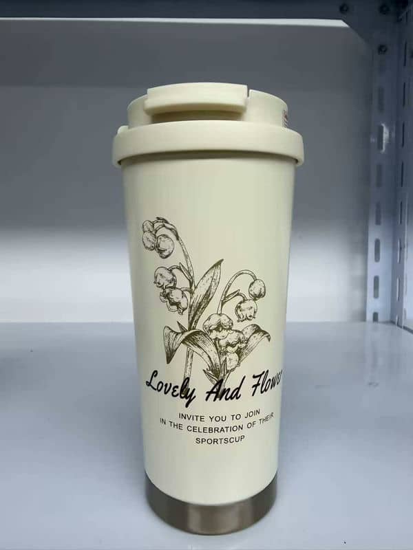 TH-1006 500ml Ceramic Thermos with Carry Strap — view 2