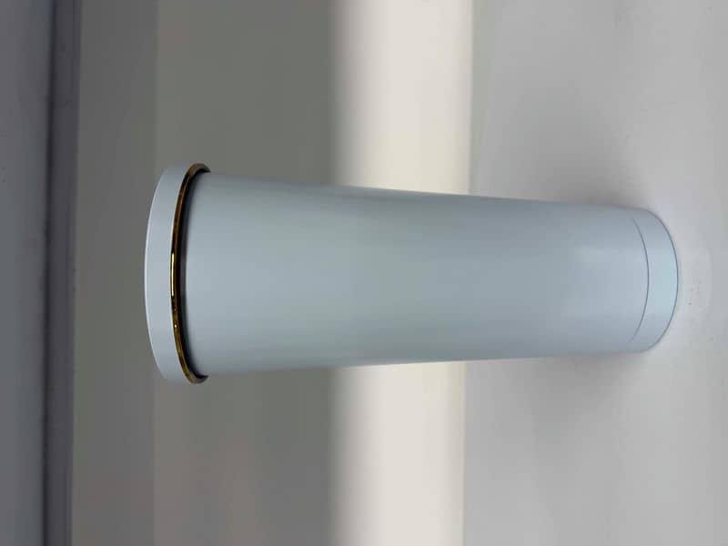 TH-1009 750ml Ceramic Coffee Tumbler with Straw — view 2