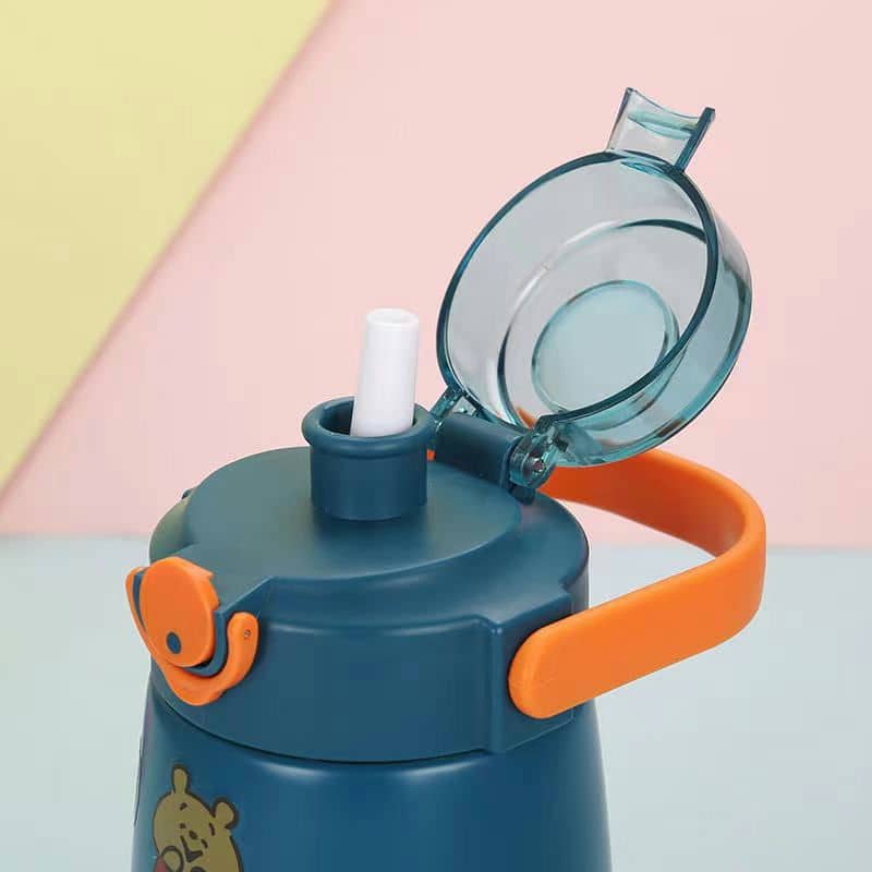 TI-1108 1L Straw Thermos with Strap & DIY Sticker — view 5