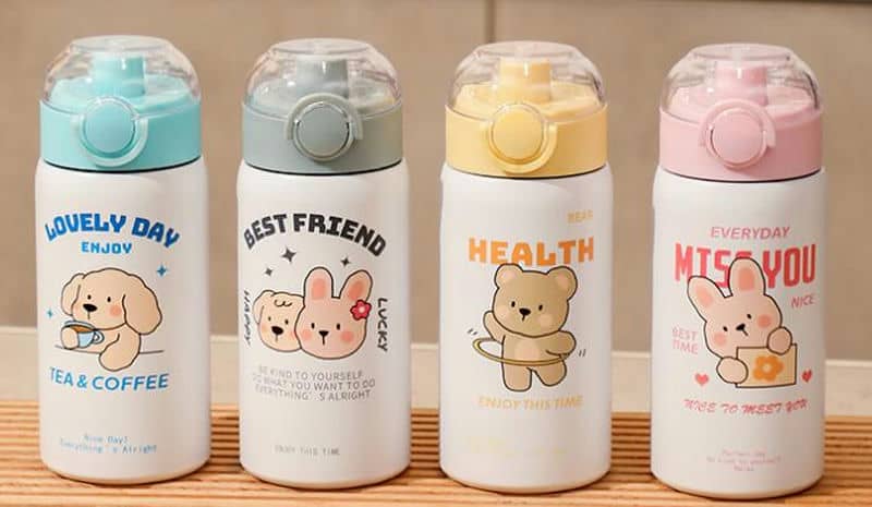 TI-1132 Cute Mini Pop-Lid Straw Thermos — view 3