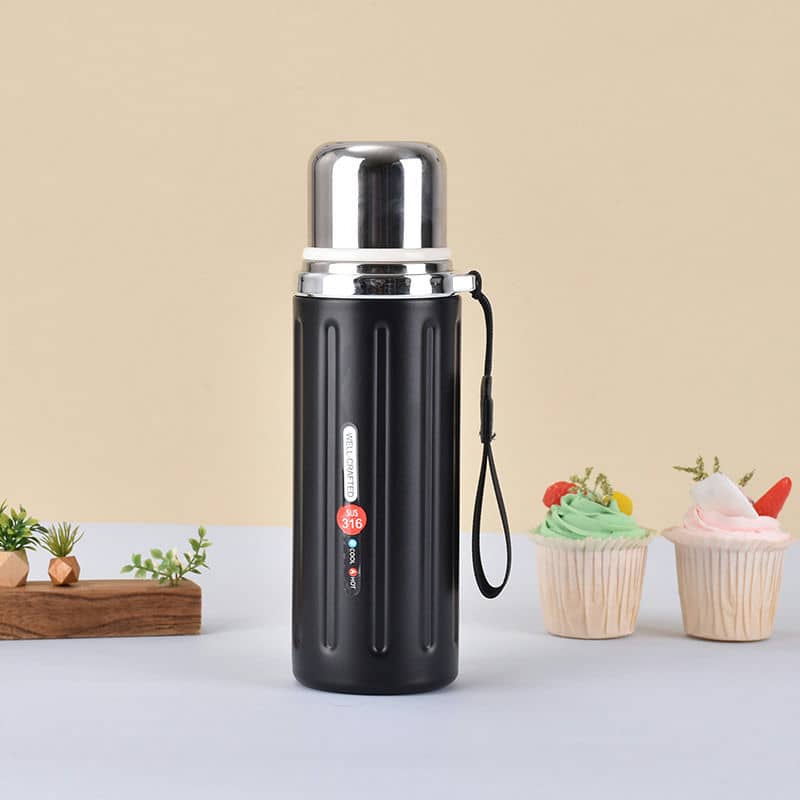 TI-1139 Retro Thermos with Carry Strap — view 5