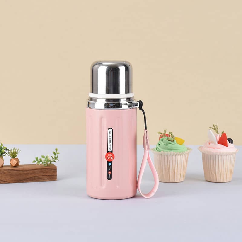 TI-1139 Retro Thermos with Carry Strap — view 6