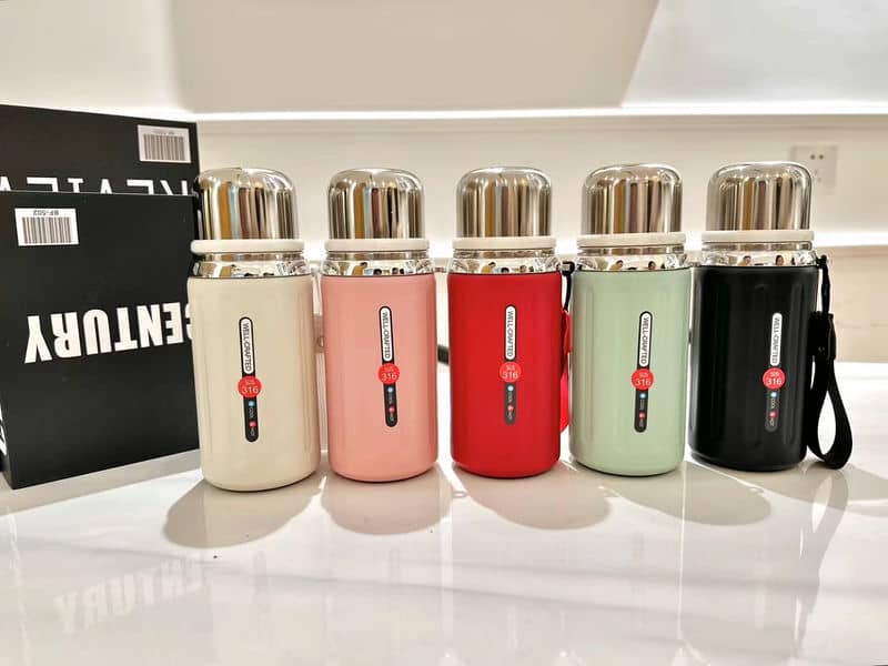 TI-1139 Retro Thermos with Carry Strap — view 7