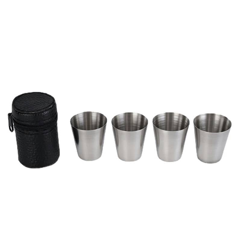 TO-1007 Mini Flask Set with Pouch — view 2