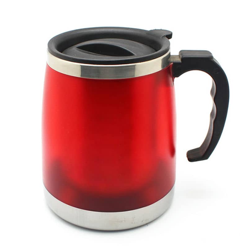 TP-1001 Office Mug, Steel-In with Lid — view 6
