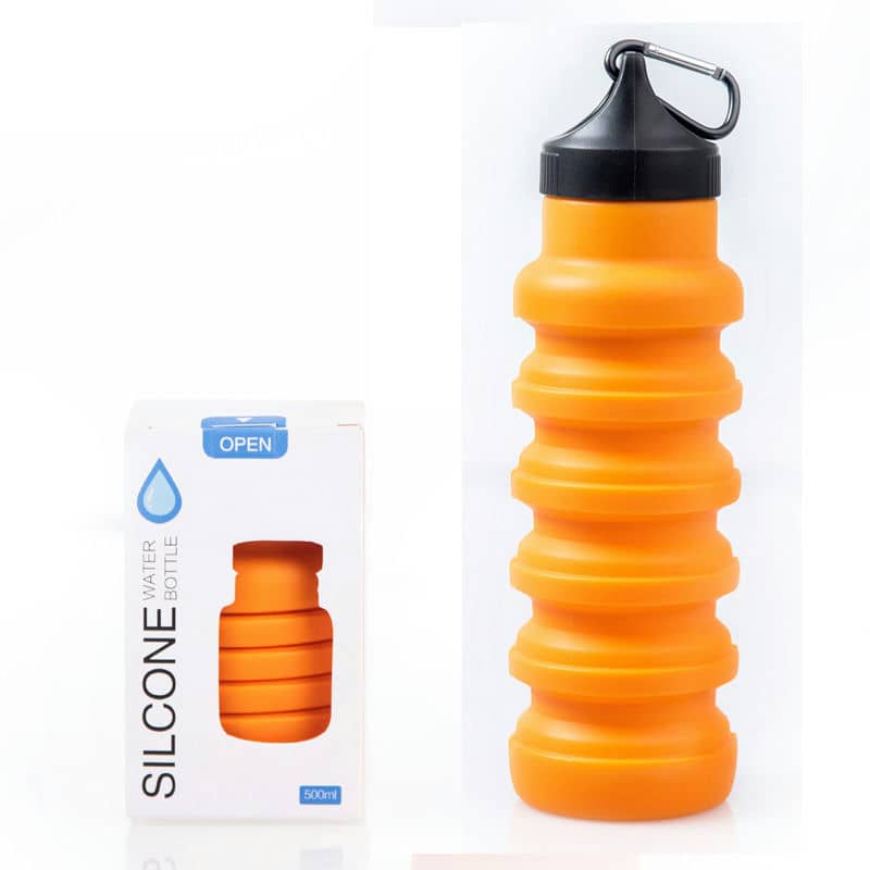 TU-1022 Silicone Folding Bottle — 3 Lid Options — view 4