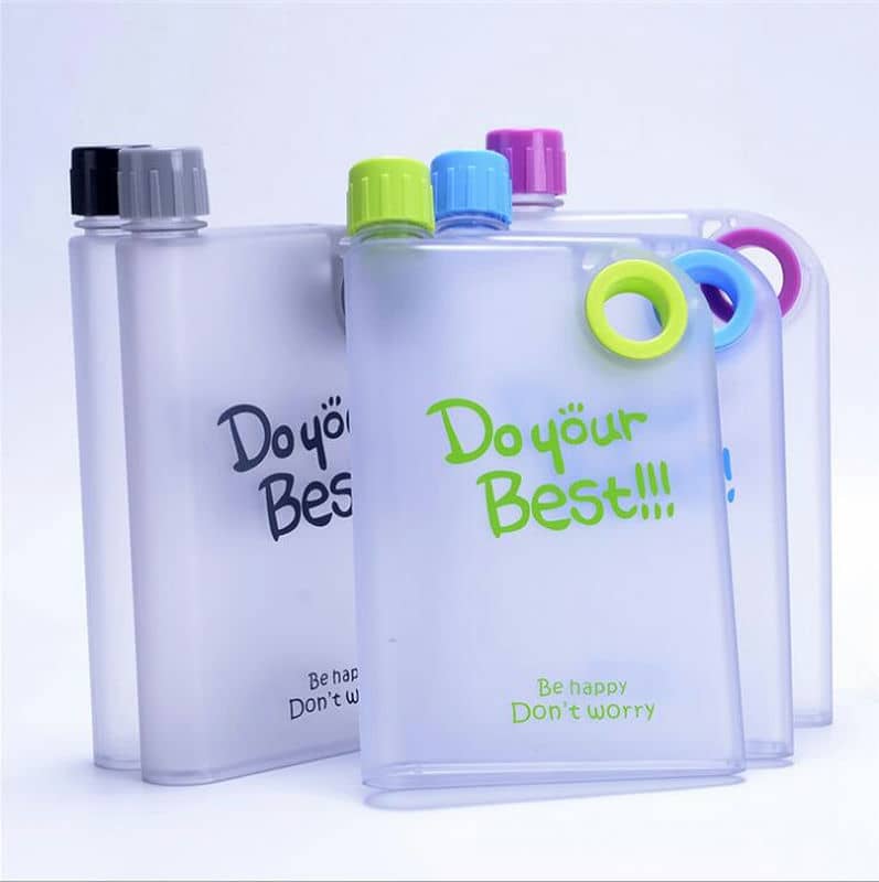 TY-1005 Slim Flat Notebook Bottle with Wrist Strap — view 5