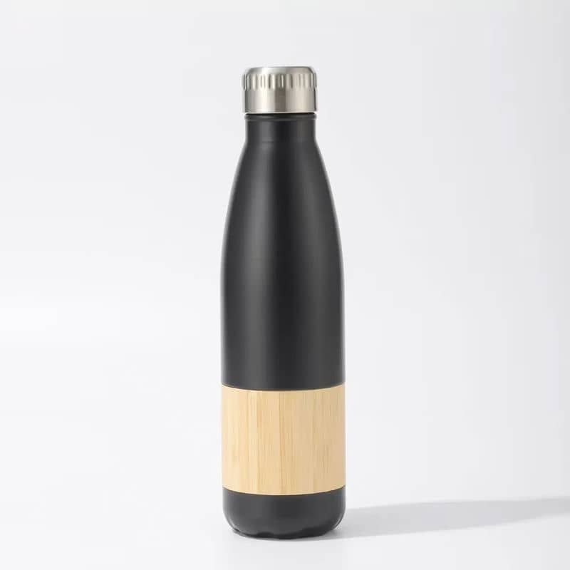 bamboo bottom cola shaped vacuum bottle tx 1022 — view 4