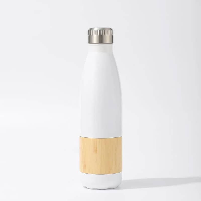 bamboo bottom cola shaped vacuum bottle tx 1022 — view 5
