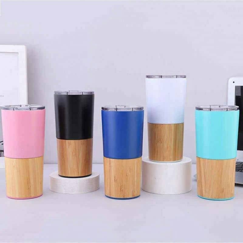 bamboo bottom vacuum tumbler 20oz tx 1014 — view 3