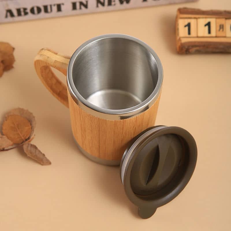 bamboo shell office mug handle tx 1011 — view 4