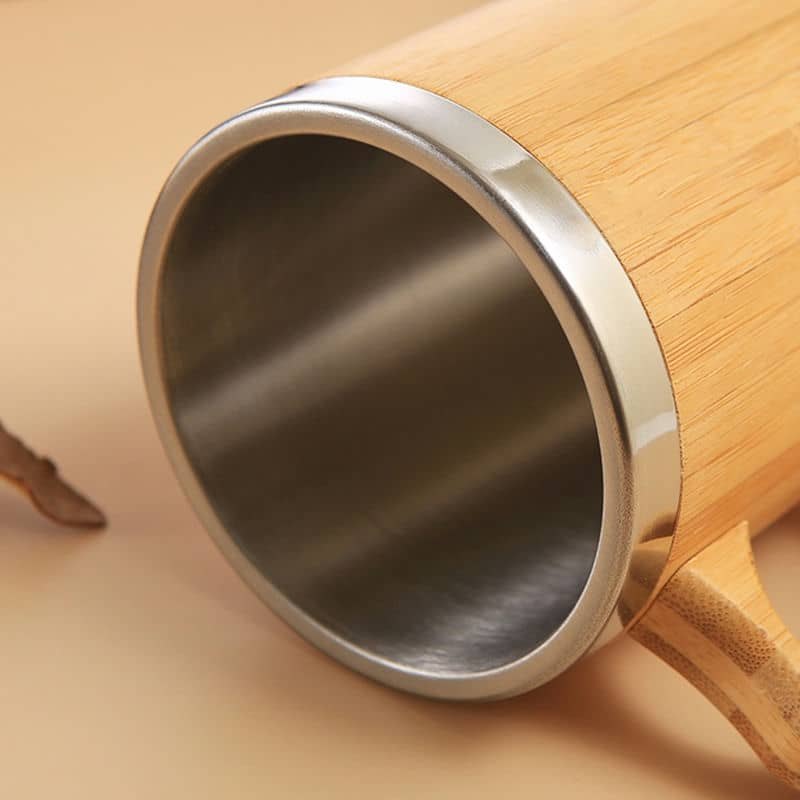 bamboo shell office mug handle tx 1011 — view 5