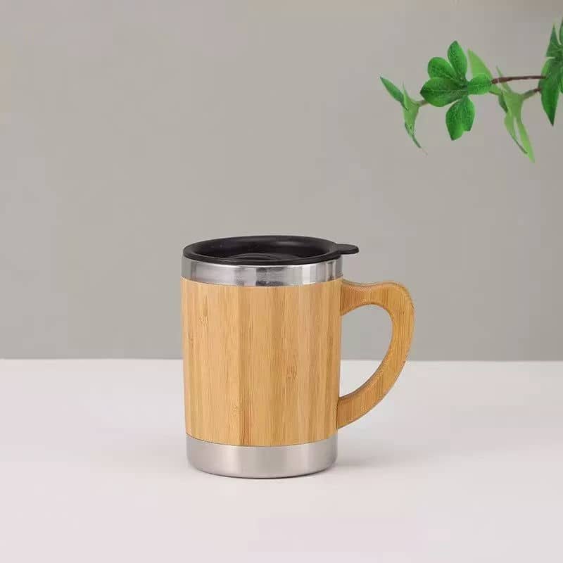 Bamboo Office Mug with Handle TX-1011 — bamboo drinkware OEM China