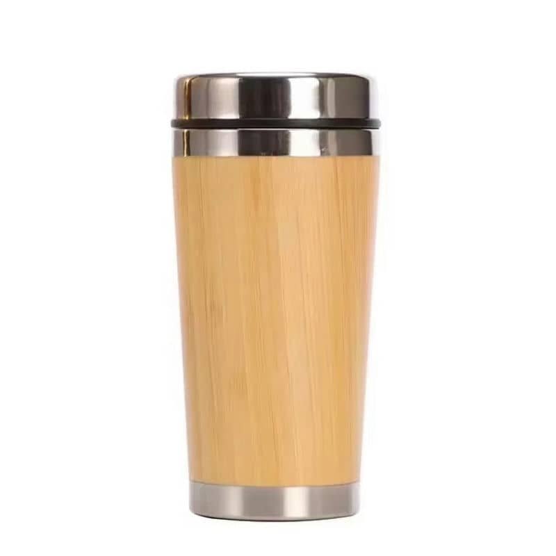 Bamboo Shell Travel Mug 300ml TX-1013 — bamboo drinkware OEM China