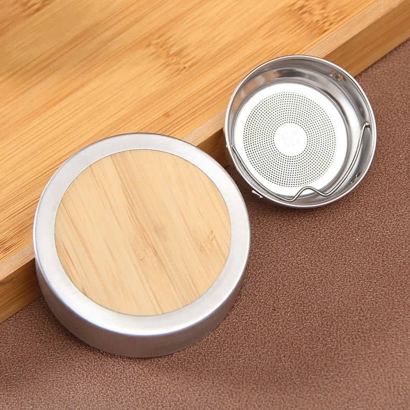 bamboo shell vacuum flask temp display tx 1010 — view 5