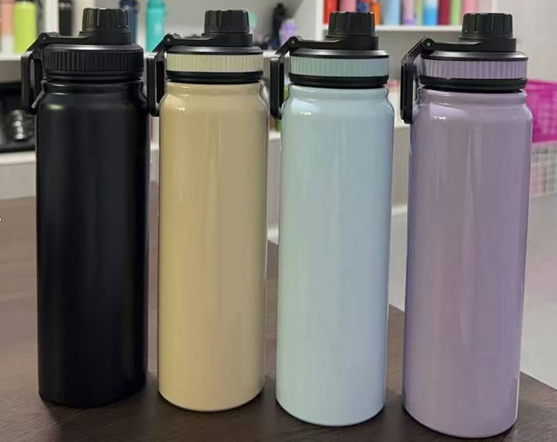 TH-1008 800ml Slim Ceramic Sports Thermos OEM inner ceramic coating no metal taste