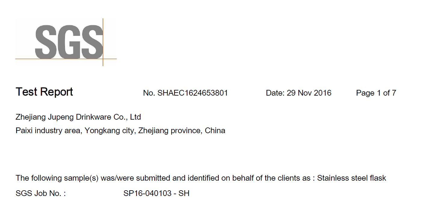 SGS testing for import compliance