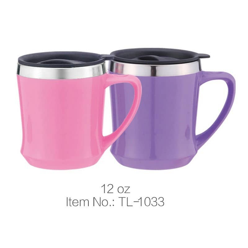Plastic-Out / Steel-In thermos style