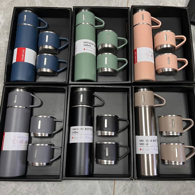 TV-1022 drinkware gift set — two-piece set in window gift box