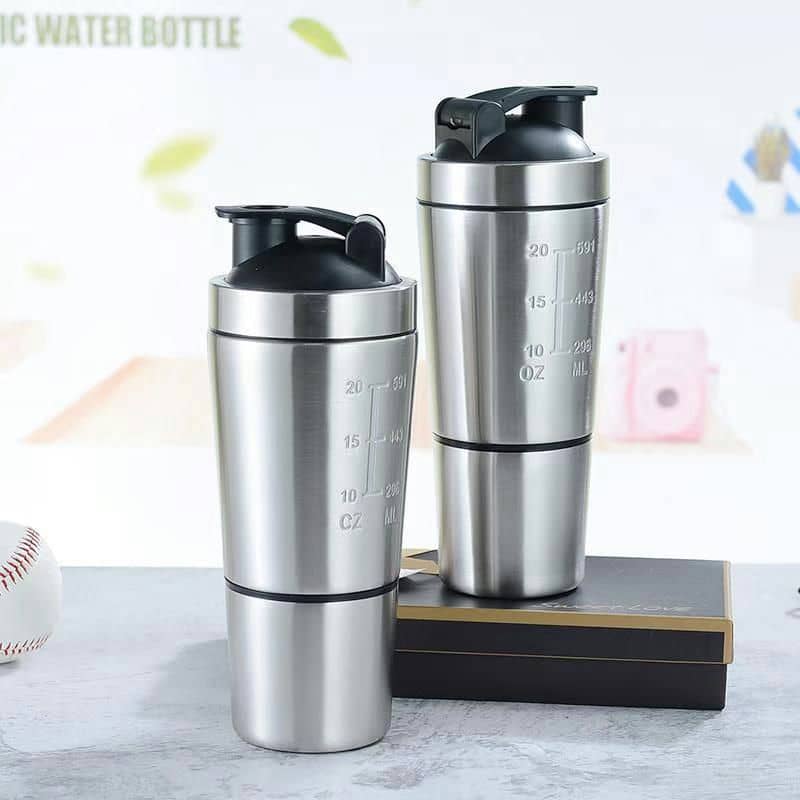 Protein Shaker Bottle TG-1021 BPA free stainless steel gym