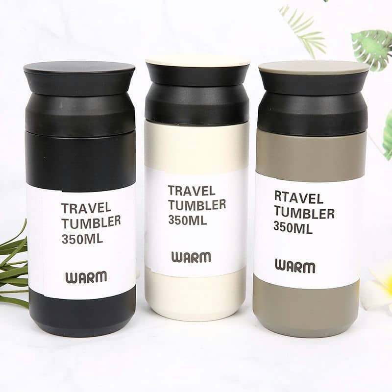 Slim Thermos Flask TI-1084 vacuum insulated narrow body