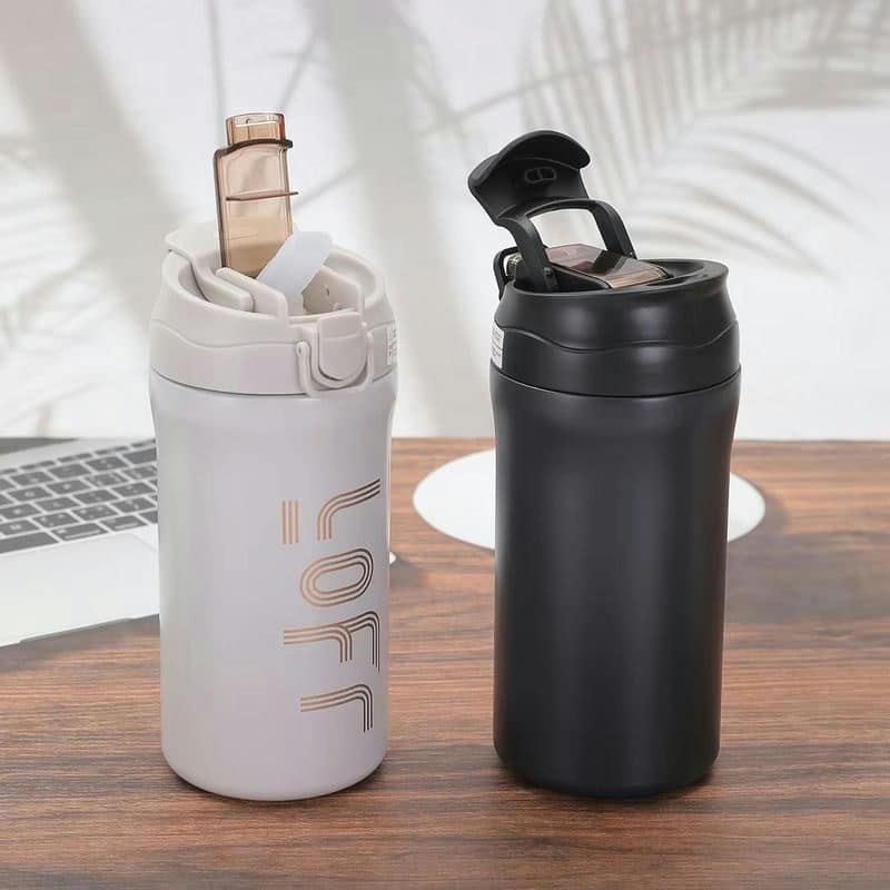 TI-1171 600 ml Dual-Lid Coffee Mug