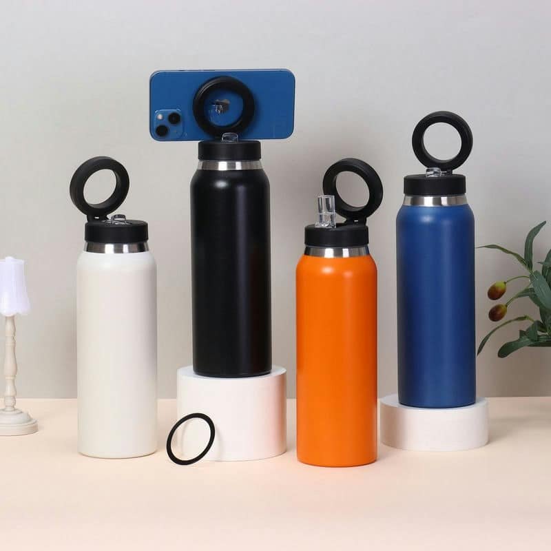 TI-1212 24oz Magnetic-Lid Vacuum Flask
