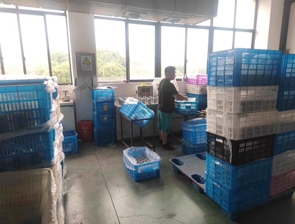 Vacuum flask insulation testing station — Jupeng factory Yongkang, 100% semi-finished body testing